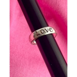 Sterling Silver 925 Adjustable LOVE Toe Ring